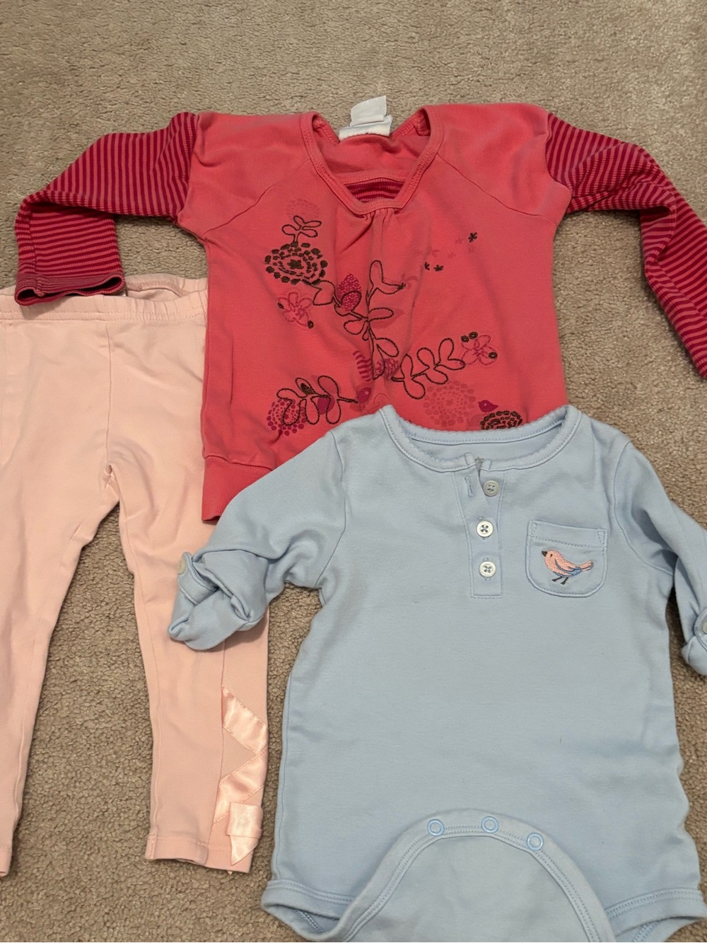 Janie and Jack Carters Girls 18 Month Clothing Lot Pants Naartjie Top